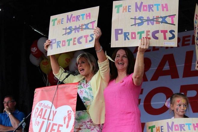 Pro-life March in Coalisland: 'Civil rights begin in the womb.'