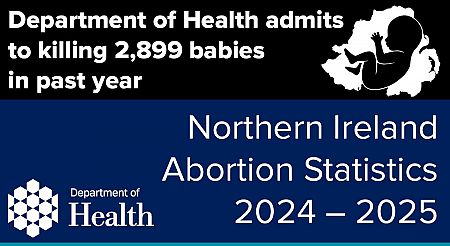 The pro-abortion Political Parties in Northern Ireland have the blood of 11,389 babies on their hands