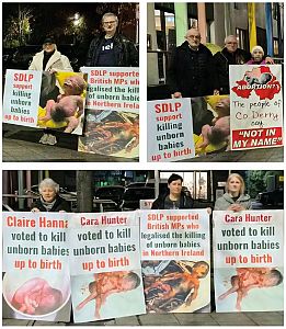 Precious Life expose hypocrisy of SDLP at Public Meeting