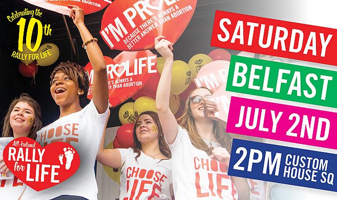 The All Ireland Rally for Life - Belfast - July 2nd 2016