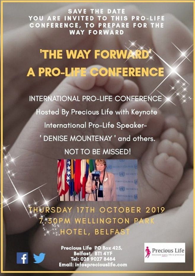 The Way Forward ProLife Conference Events