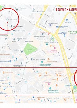 March for Their Lives Map for Bus Organiser