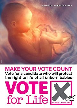 Vote for Life leaflet
