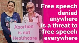 ABORTION ZONES - Prayer to be criminalised on 29th September