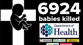 6,924 unborn babies killed by NI Department of Health
