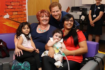 Mareyah was not expected to survive birth but is now looking forward to celebrating her 2nd birthday as she meets Prince Harry