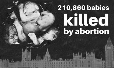 210,860 babies killed in England and Wales