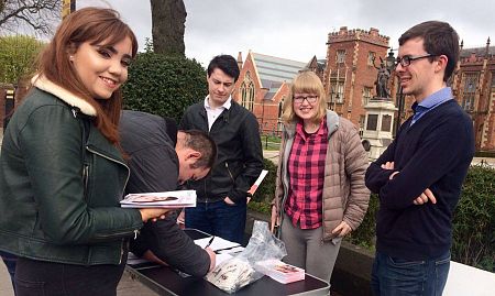 A Beautiful Day for a Beautiful Cause at Queens University Belfast (by Lucy Kelly)