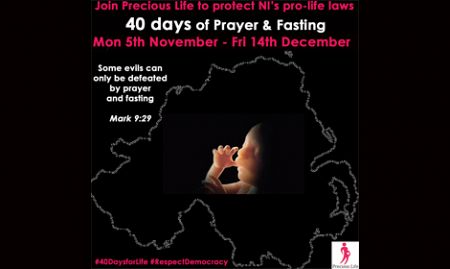 Join Precious Life in 40 Days of Prayer and Fasting