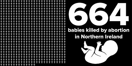 664 babies killed by abortion in NI