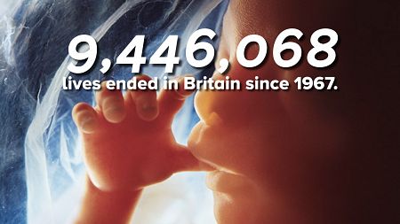 52 years of Britain's abortion act: Over 9 million babies killed in England, Scotland and Wales alone