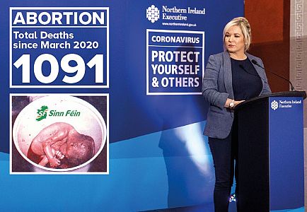 Sinn Fein's Michelle O'Neill condemned for pressurising Health Minister for MORE abortions in North of Ireland