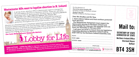 PR: Precious Life to hold pro-life witness at Westminster for the protection of NI's laws