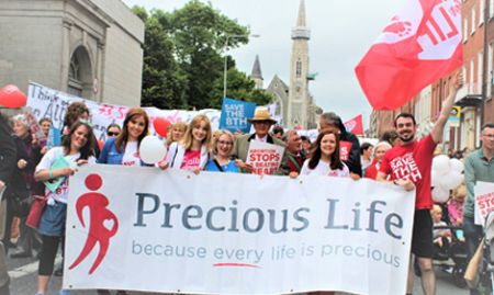 The People Of Ireland Unite At DUBLIN RALLY To Say “SAVE THE CHILD - SAVE THE 8TH”