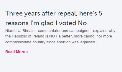 Three years after repeal, here's 5 reasons I'm glad I voted No