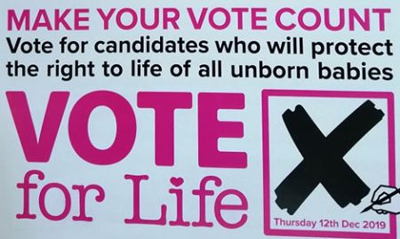 General Election 2019: Help ensure pro-life candidates are elected