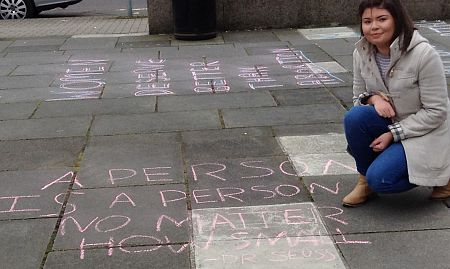 Innocent Pro-Life Chalk Messages Spark Outrage!