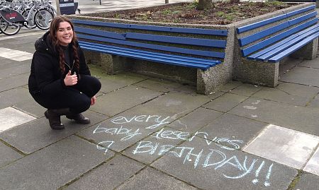 Innocent Pro-Life Chalk Messages Spark Outrage!