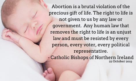 NI Catholic Bishops release Pro-Life Statement