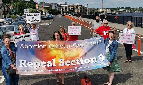 Precious Life's Repeal Section 9 Campaign visits Derry
