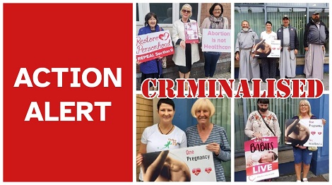 ACTION ALERT - Tell the Assembly Heath Committee you are opposed to the 'Abortion Zones' Bill criminalising pro-lifers