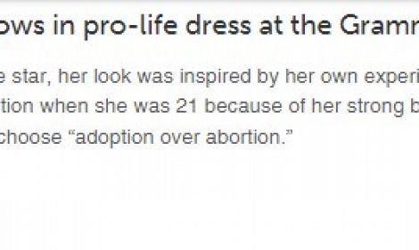 Joy Villa wows in pro-life dress at the Grammy's