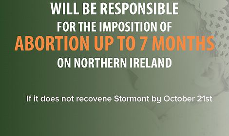 4 DAYS LEFT to stop Westminster's ferocious abortion law: CONTACT Sinn Fein today and hold them to account