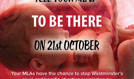 RED LETTER DAY: LAST CHANCE TO STOP ABORTION IN NI