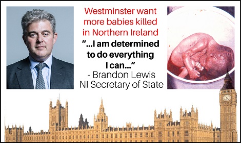 Westminster Government preparing to force more abortion on Northern Ireland after Assembly Election